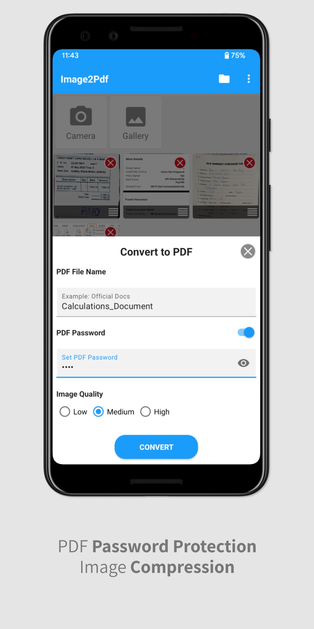 اسکرین شات 2 برنامه Image to PDF : Image2Pdf