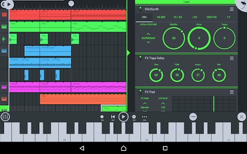 اسکرین شات 1 برنامه FL Studio Mobile