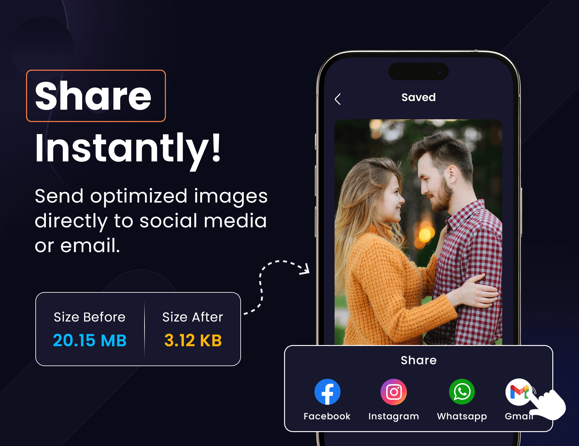 اسکرین شات 6 برنامه Image Resizer & Compressor