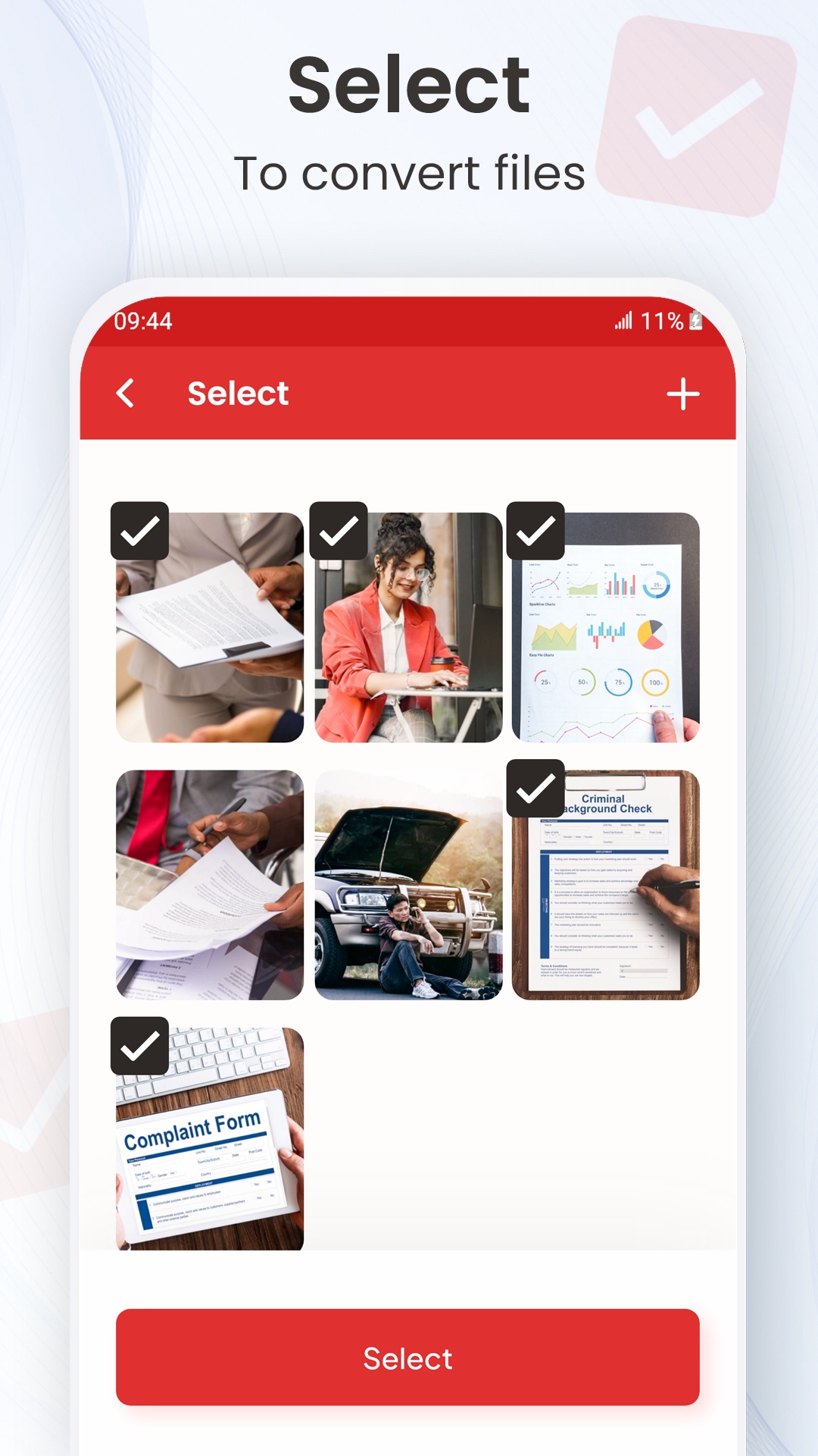 اسکرین شات 1 برنامه PDF Converter App – PDF Maker