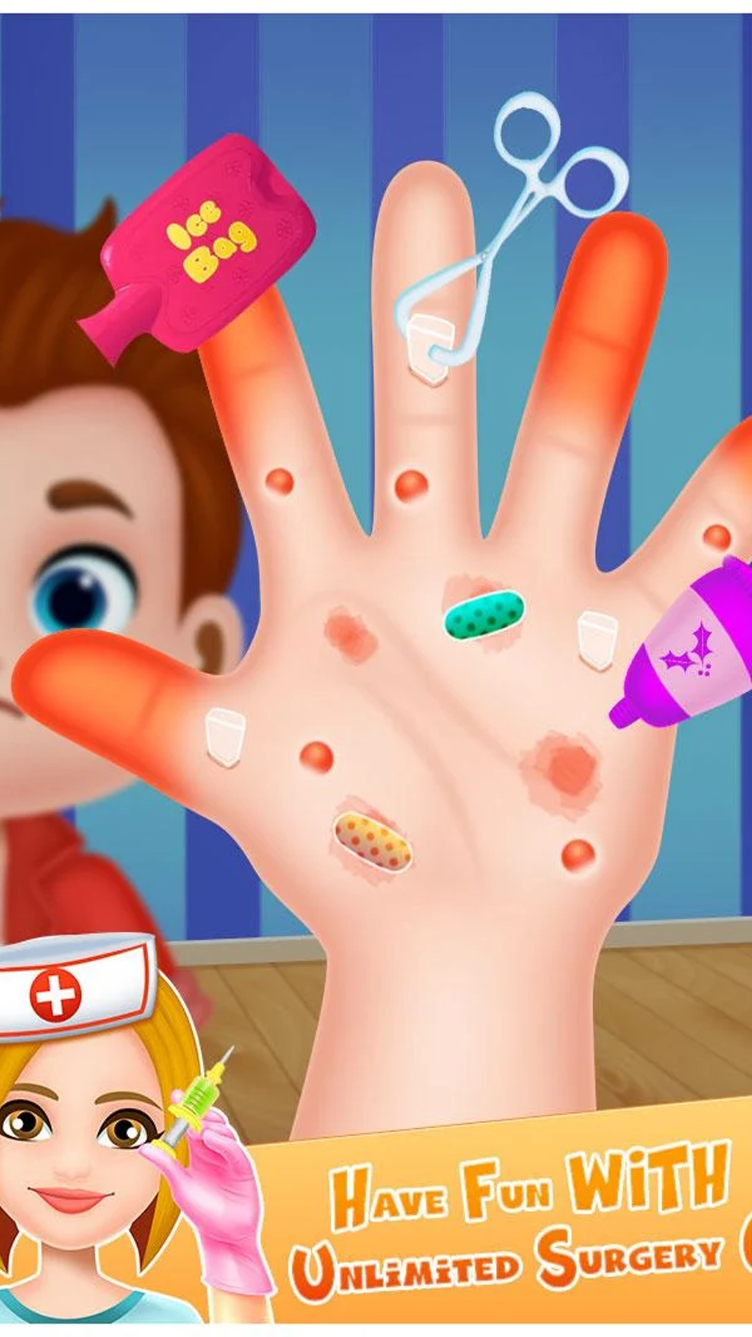 اسکرین شات 2 برنامه Firstaid Surgery Doctor Game