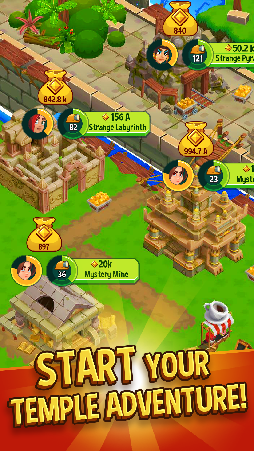 اسکرین شات 1 بازی Temple Run: Idle Explorers