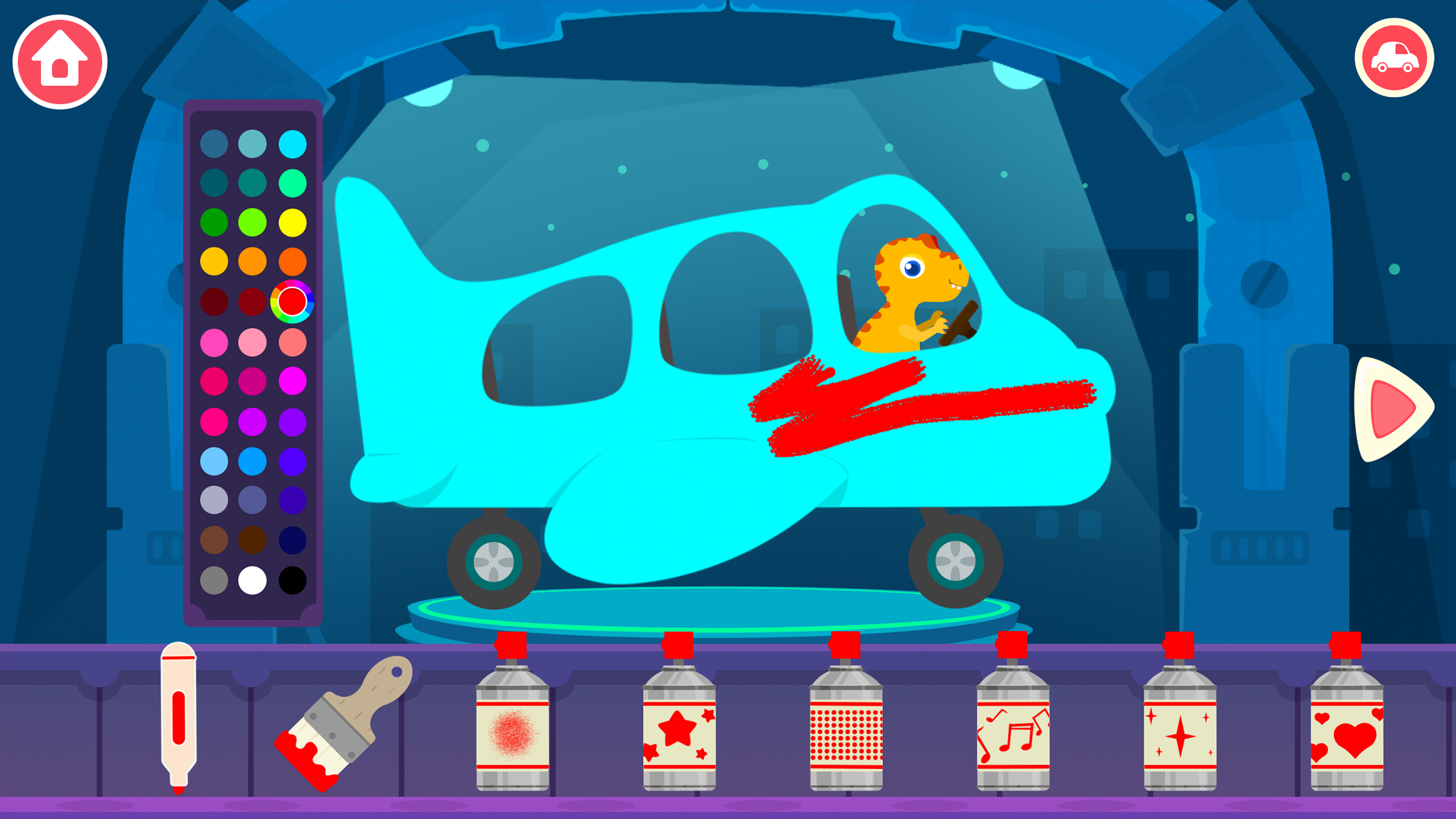 اسکرین شات 1 بازی Dinosaur Bus Games for kids