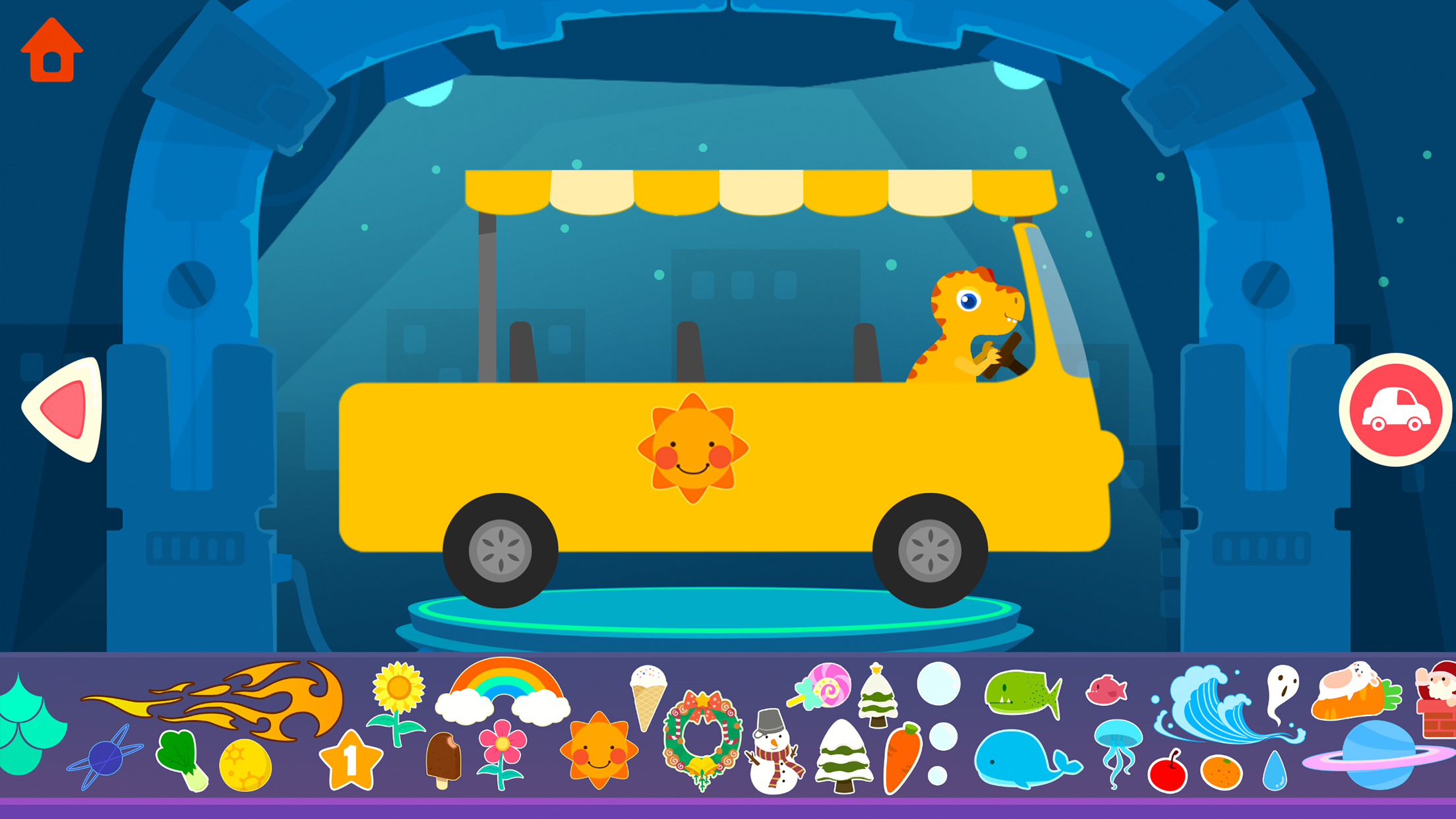 اسکرین شات 6 بازی Dinosaur Bus Games for kids