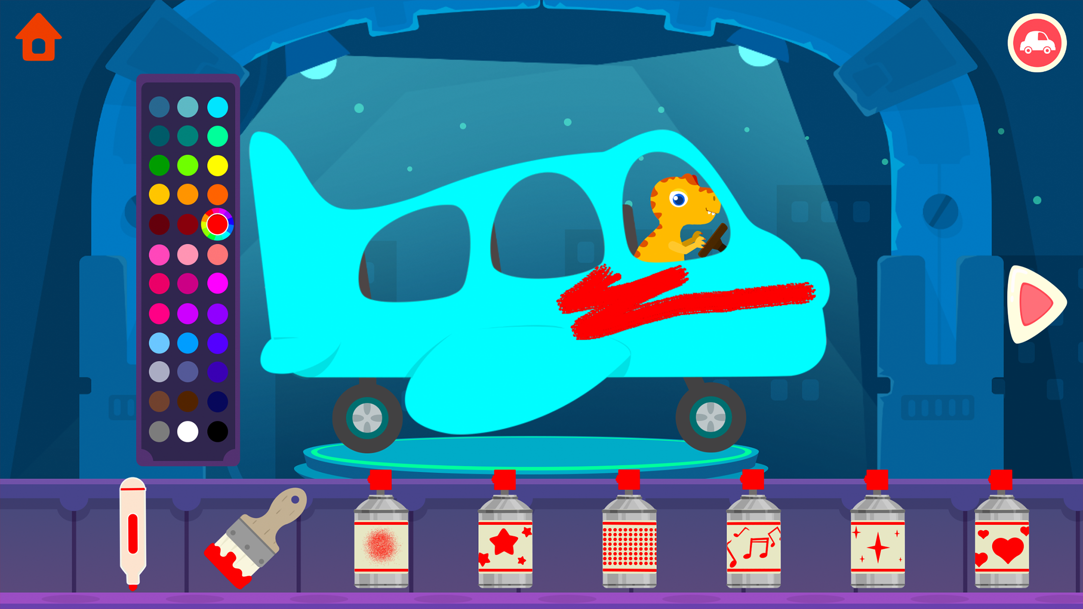 اسکرین شات 1 بازی Dinosaur Bus Games for kids