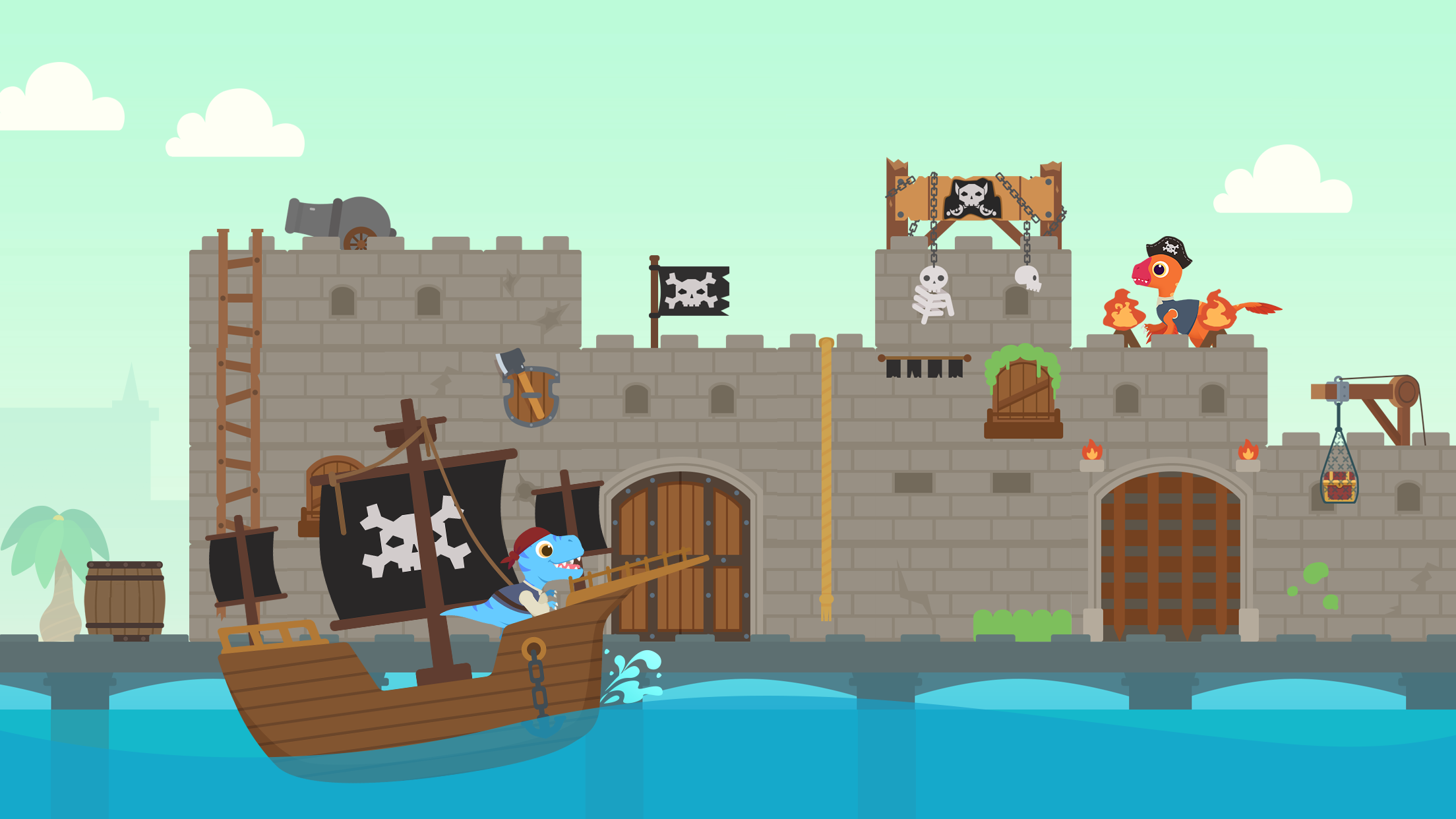 اسکرین شات 8 بازی Dinosaur City: Building Games