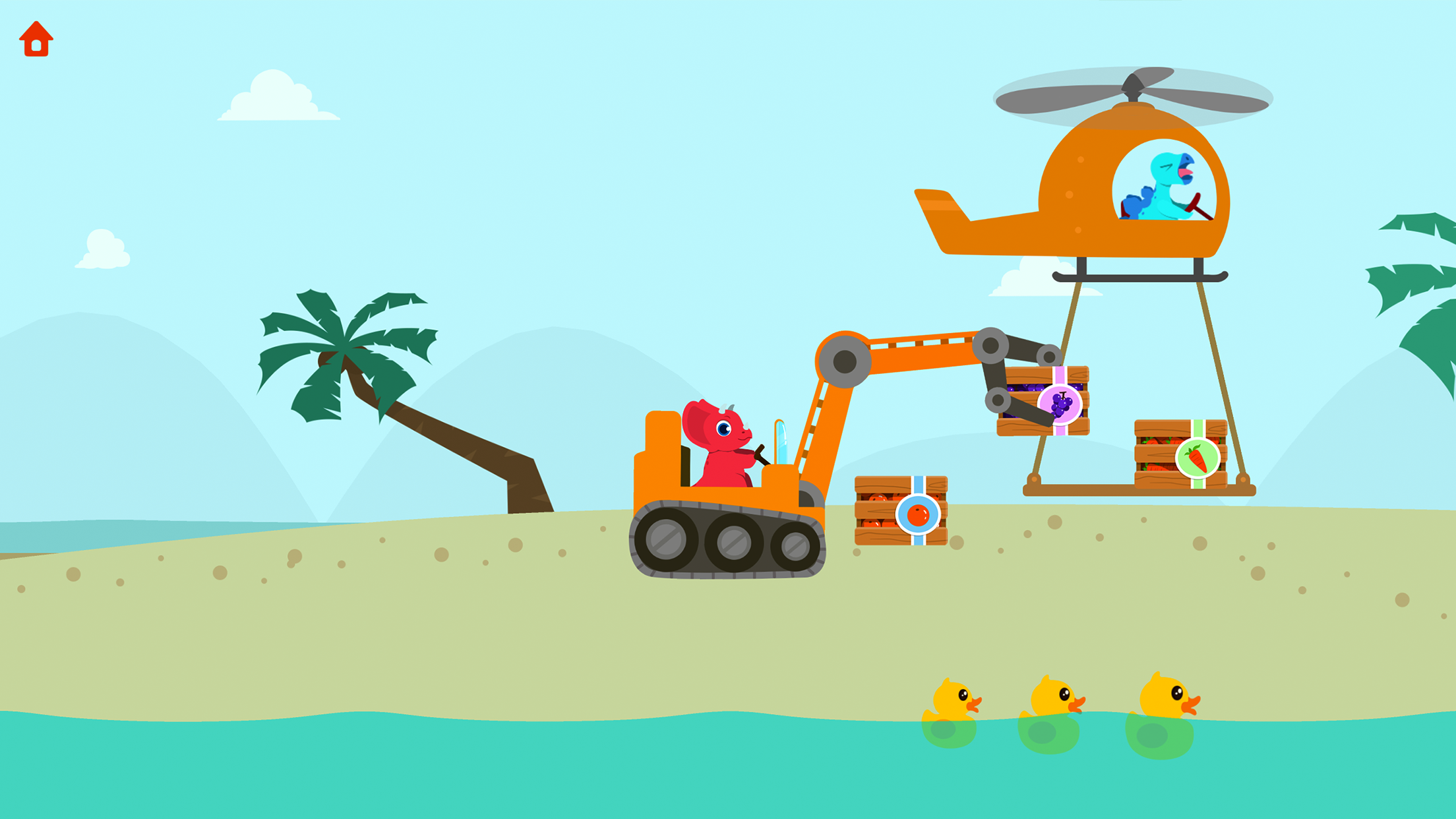 اسکرین شات 5 بازی Dinosaur Digger 2 Truck Games