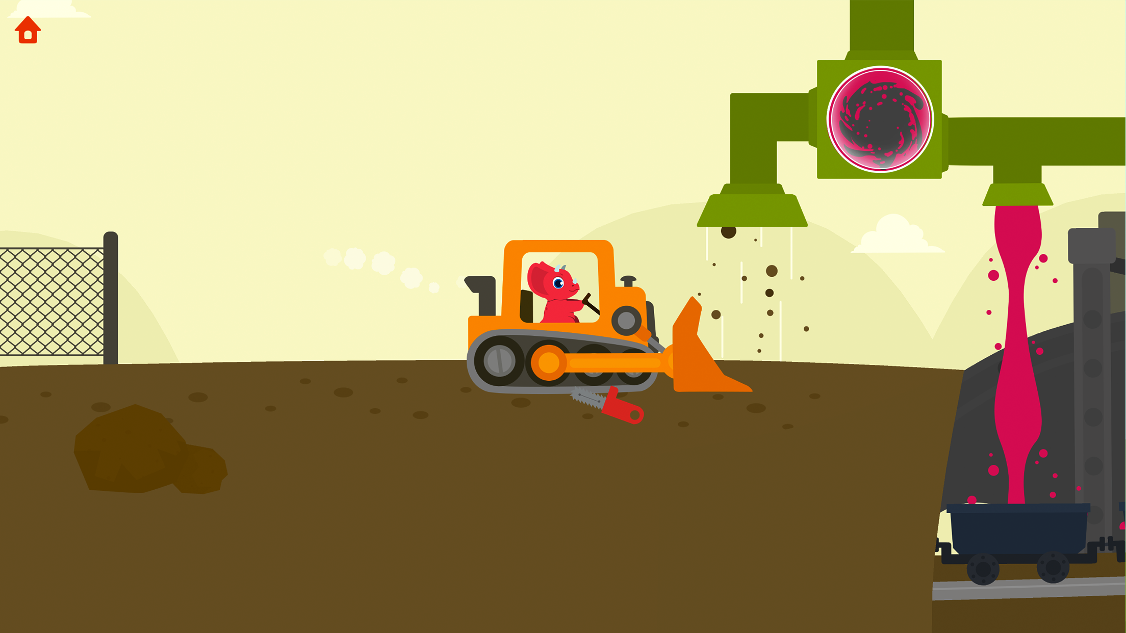 اسکرین شات 4 بازی Dinosaur Digger 2 Truck Games