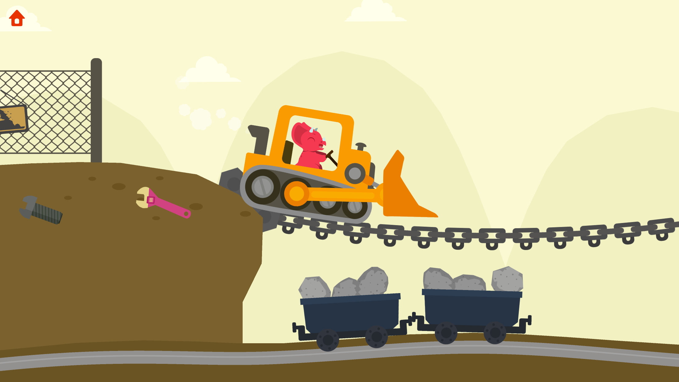 اسکرین شات 8 بازی Dinosaur Digger 2 Truck Games