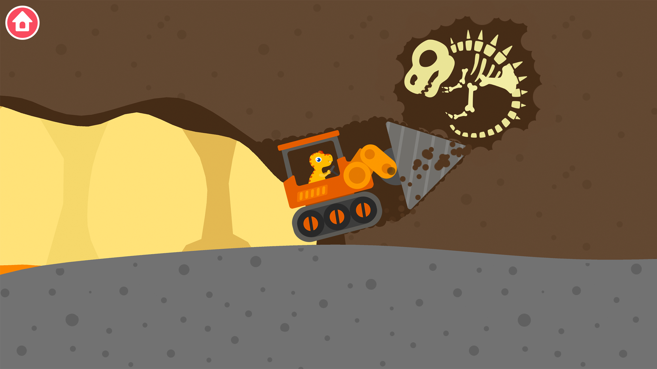 اسکرین شات 1 بازی Dinosaur Digger 3 Kids Games