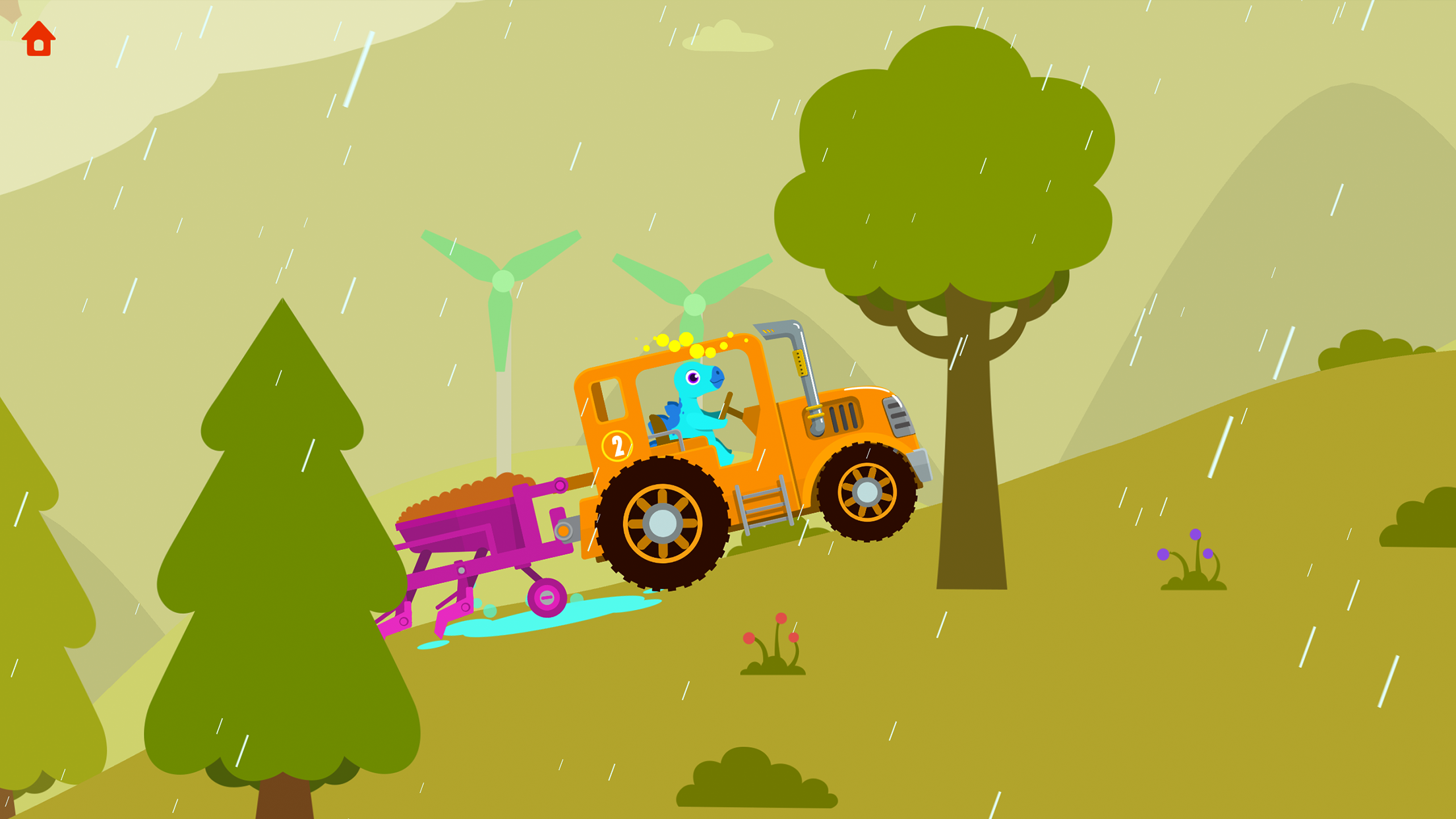 اسکرین شات 2 بازی Dinosaur Farm Games for kids