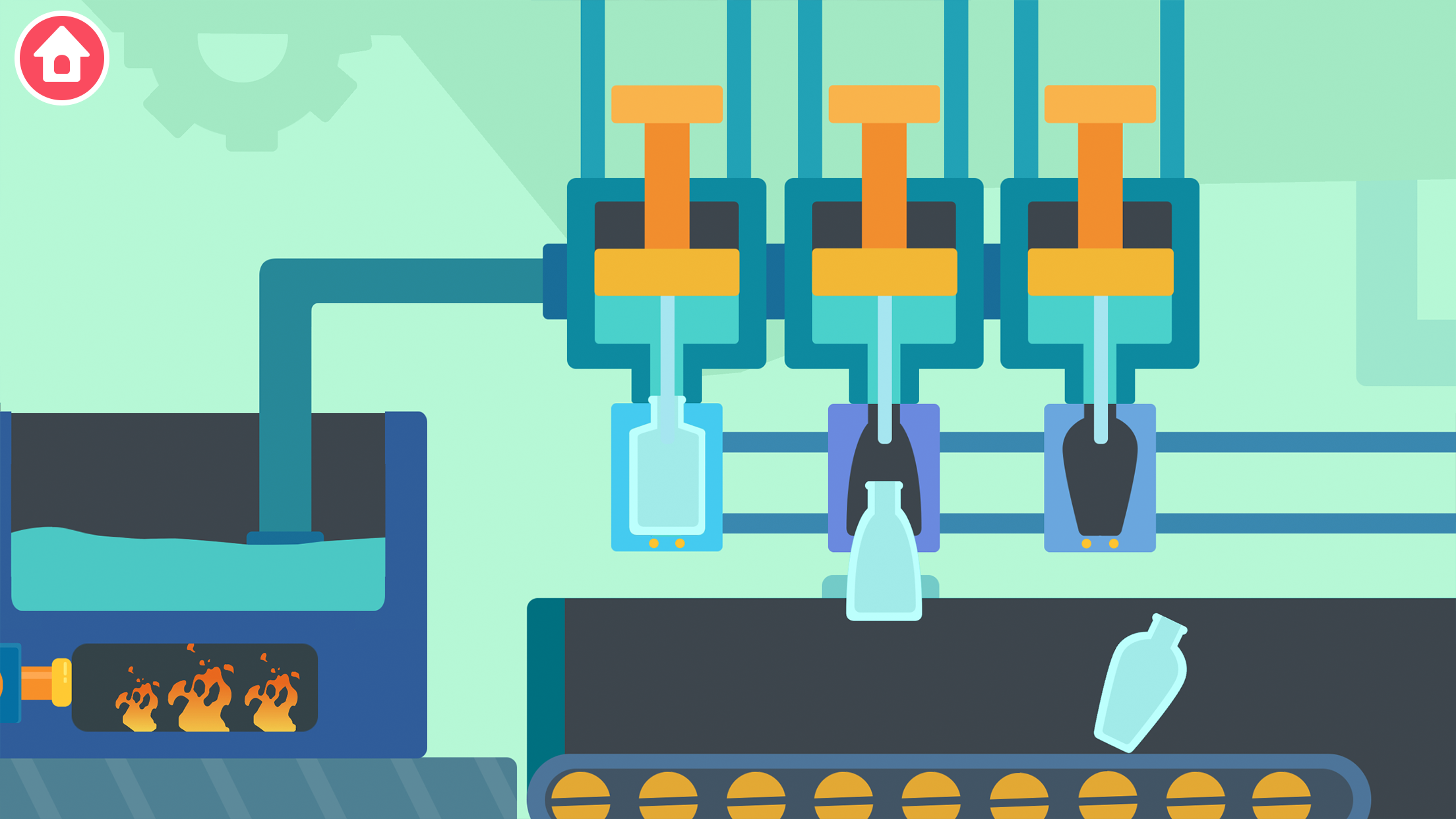 اسکرین شات 2 بازی Dinosaur Garbage Truck Games