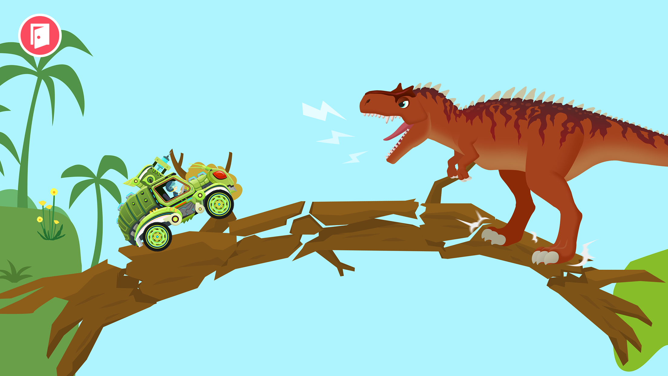 اسکرین شات 2 بازی Dinosaur Guard Games for kids