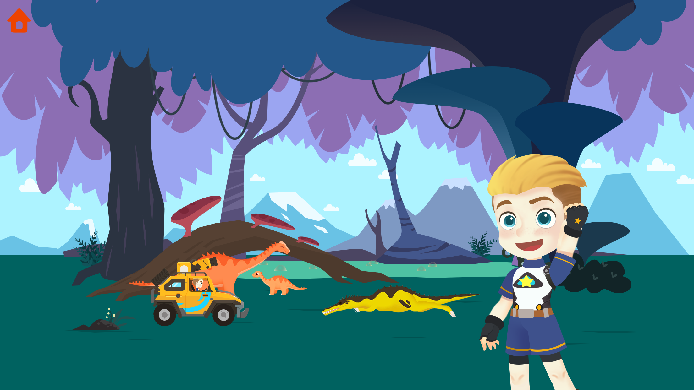 اسکرین شات 3 بازی Dinosaur Guard 2:Game for kids