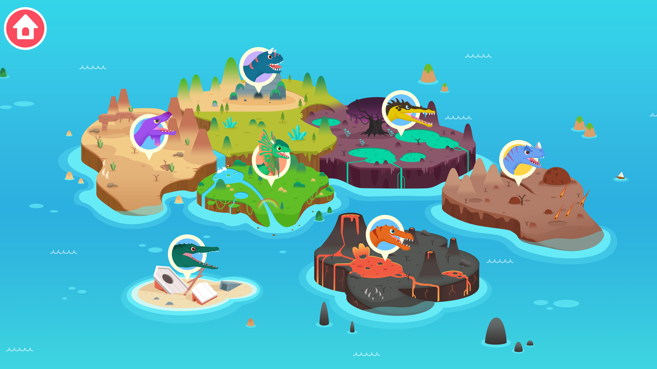 اسکرین شات 3 بازی Dinosaur Guard 2:Game for kids