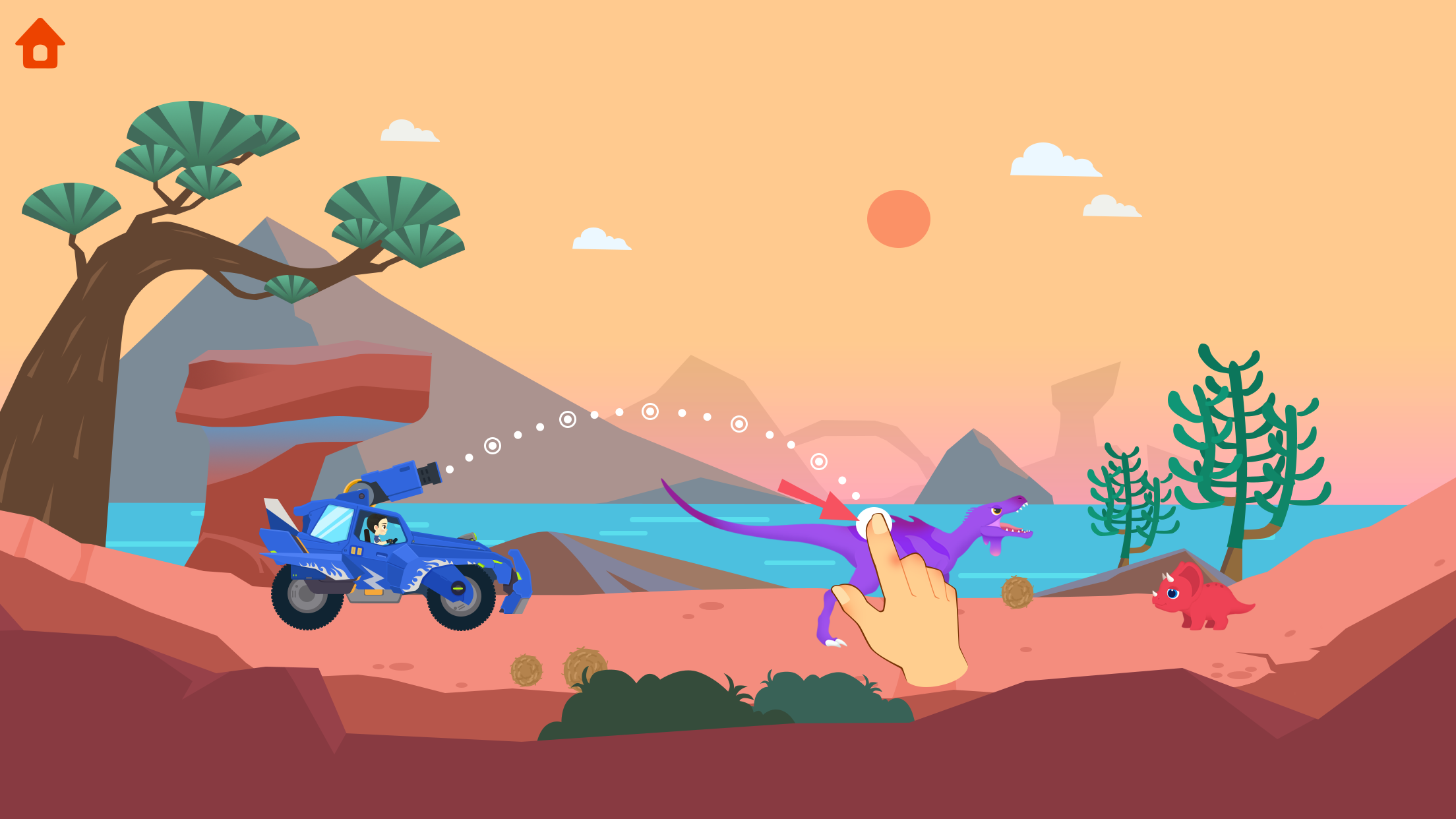 اسکرین شات 1 بازی Dinosaur Guard 2:Game for kids