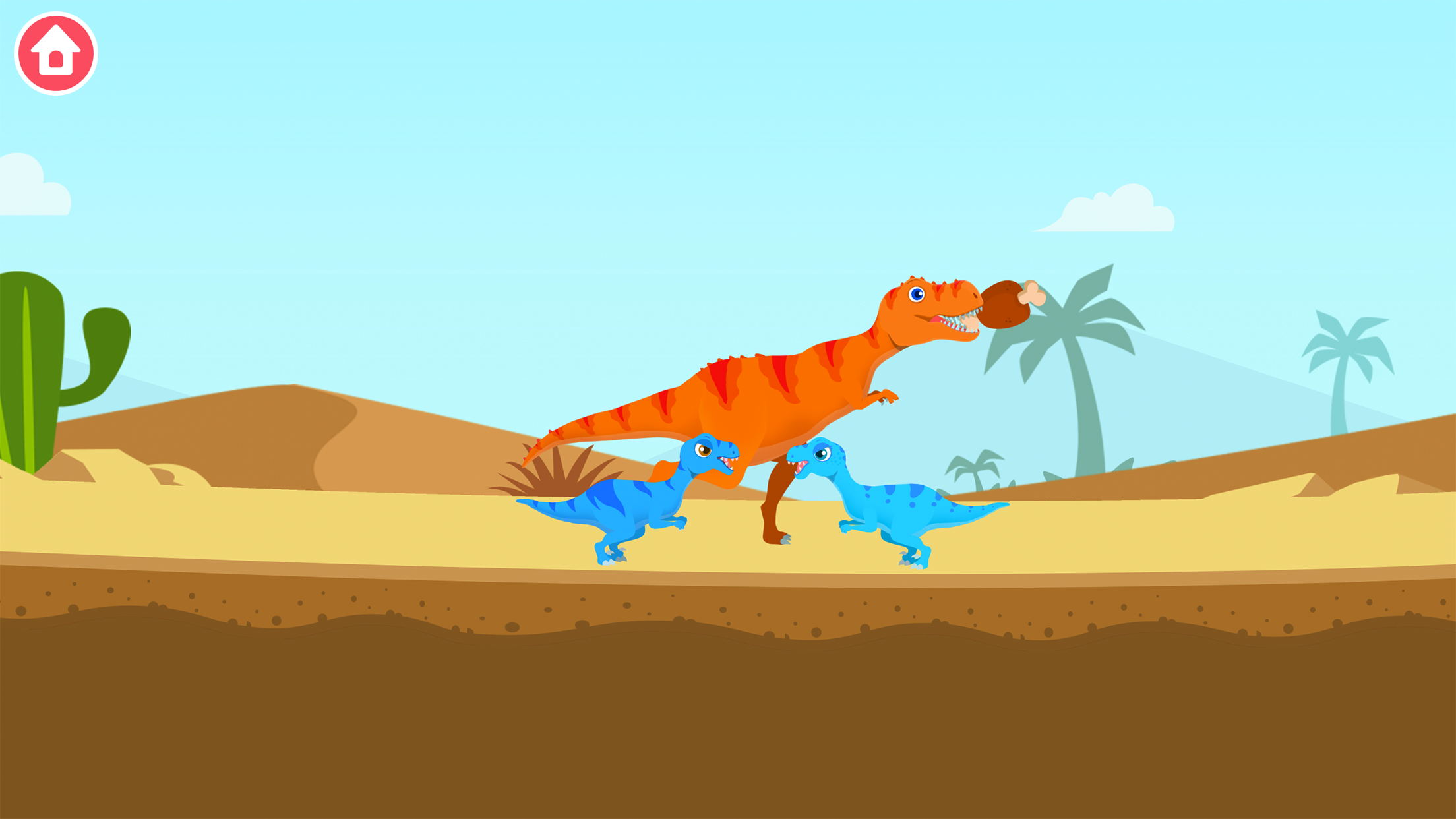 اسکرین شات 2 بازی Dinosaur Island:Games for kids