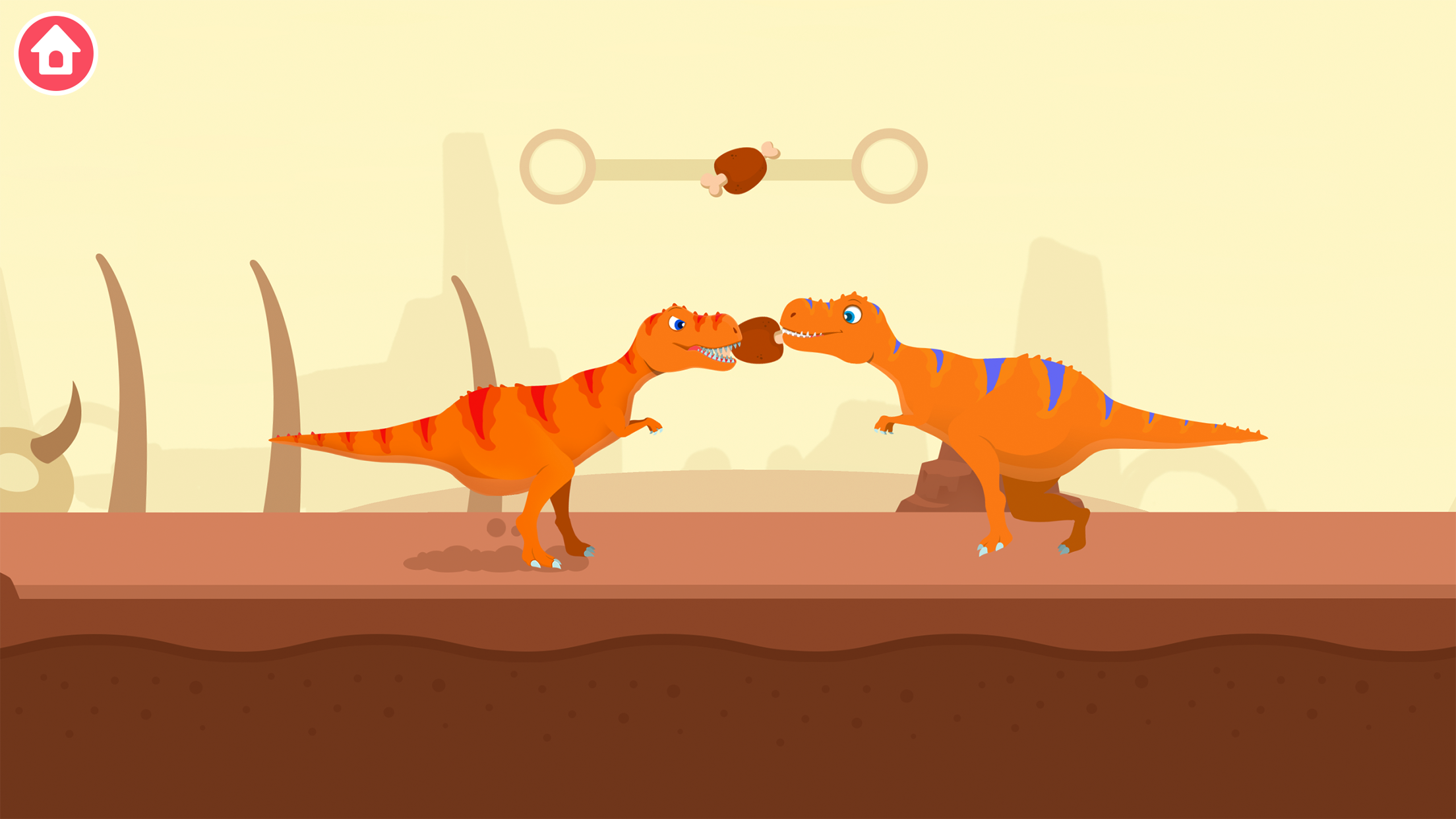 اسکرین شات 3 بازی Dinosaur Island:Games for kids