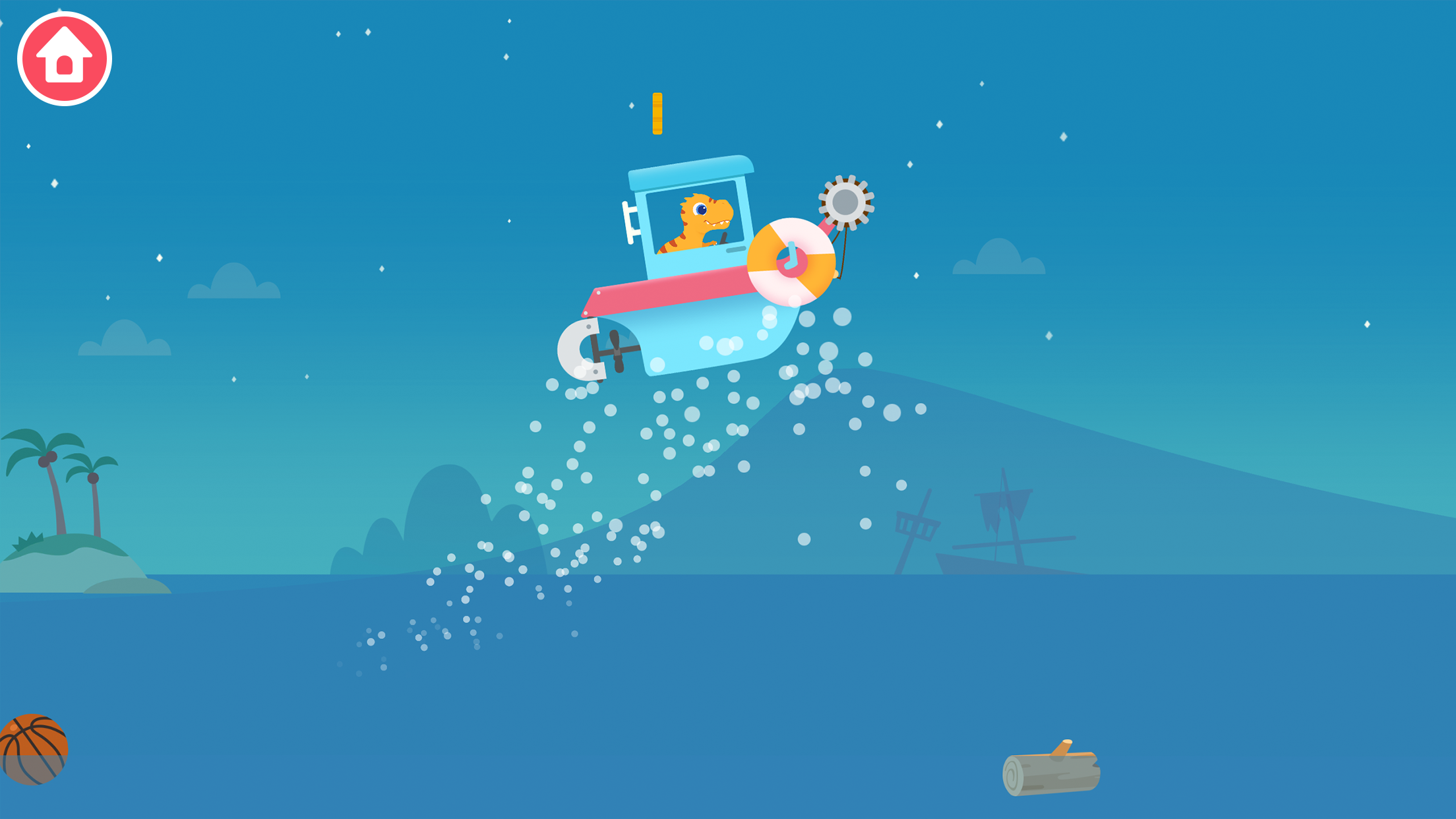 اسکرین شات 3 بازی Dinosaur Patrol Boat: for kids