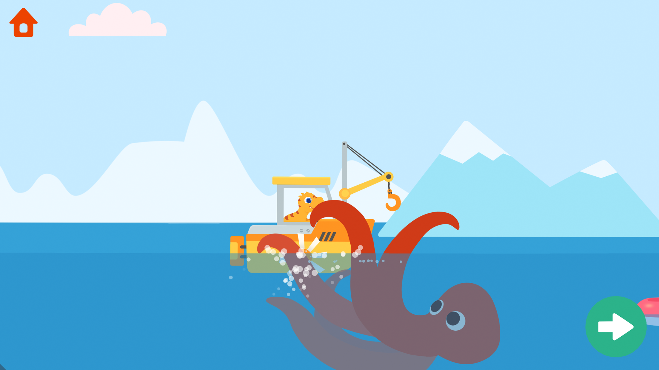 اسکرین شات 6 بازی Dinosaur Patrol Boat: for kids