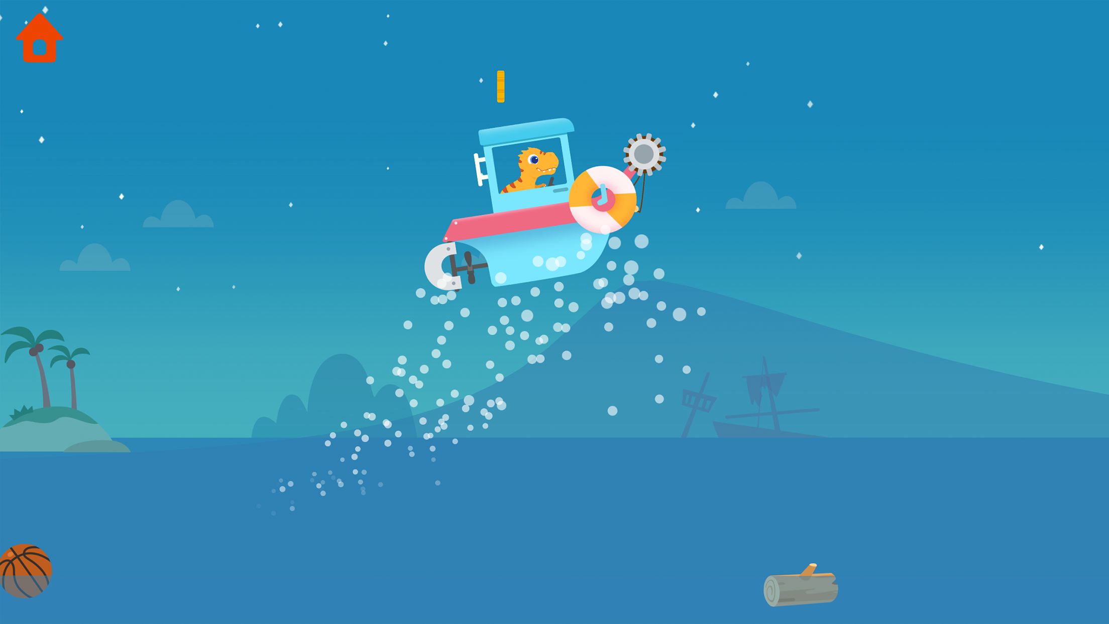 اسکرین شات 3 بازی Dinosaur Patrol Boat: for kids