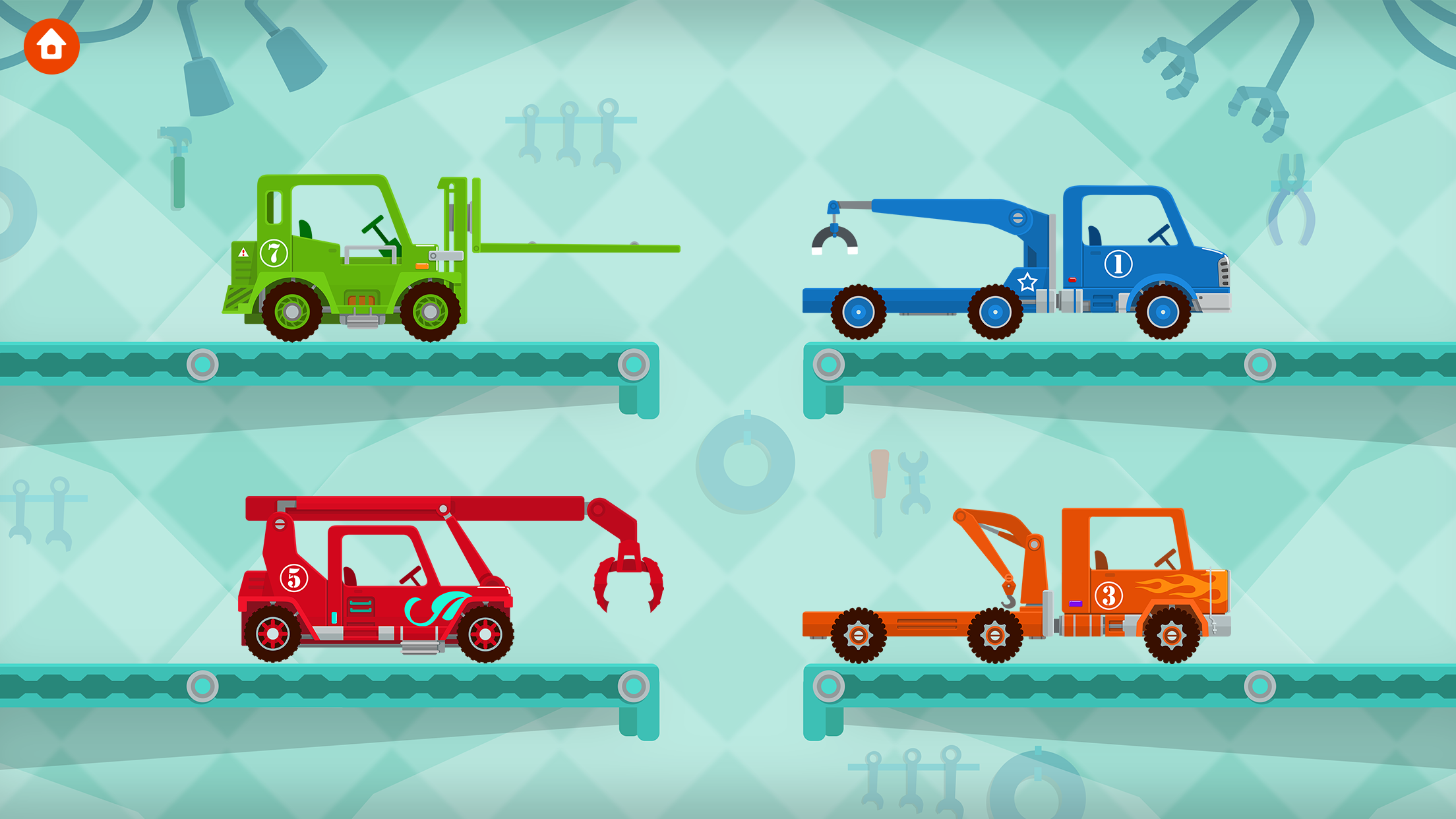 اسکرین شات 5 بازی Dinosaur Rescue Truck Games