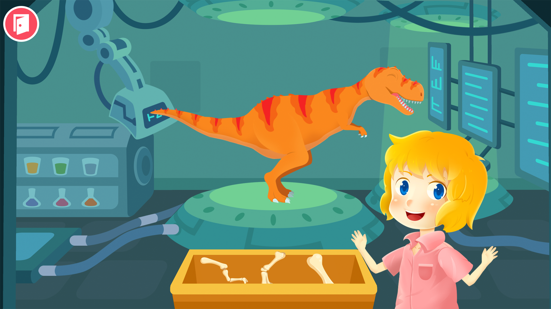 اسکرین شات 6 بازی Dinosaur Park - Games for kids