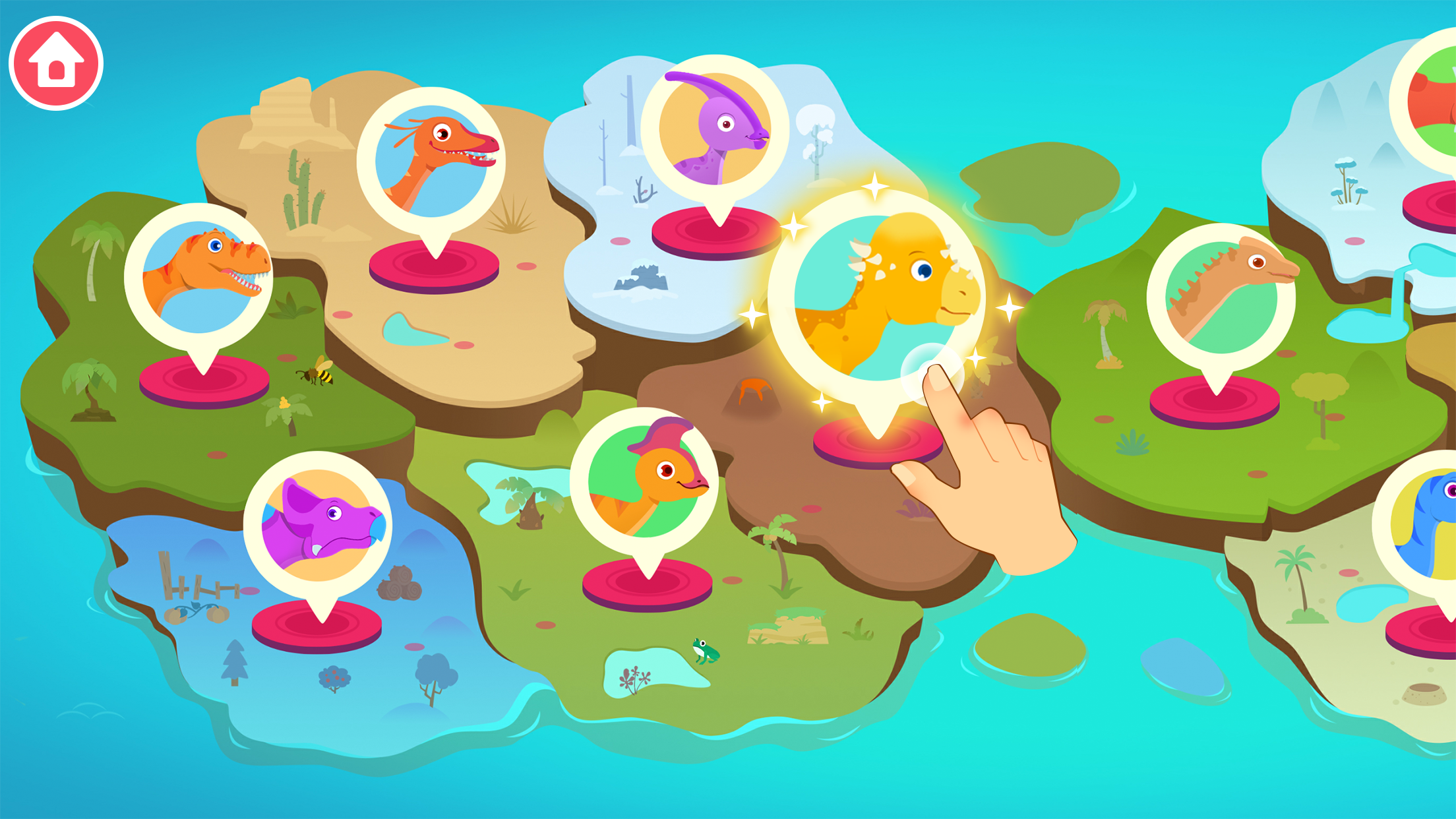 اسکرین شات 3 بازی Dinosaur Park - Games for kids