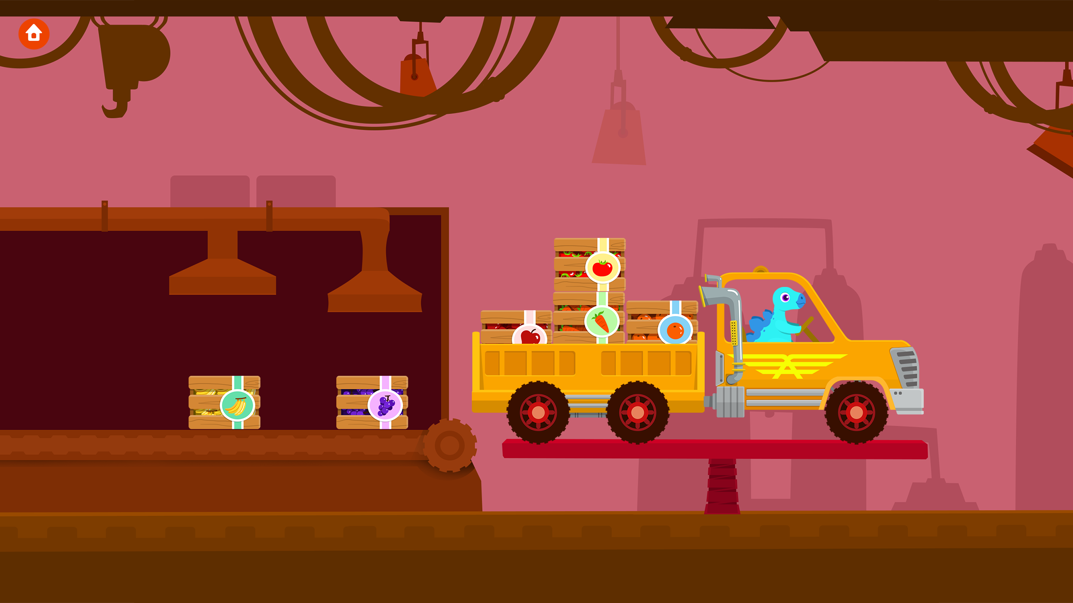 اسکرین شات 4 بازی Dinosaur Truck games for kids