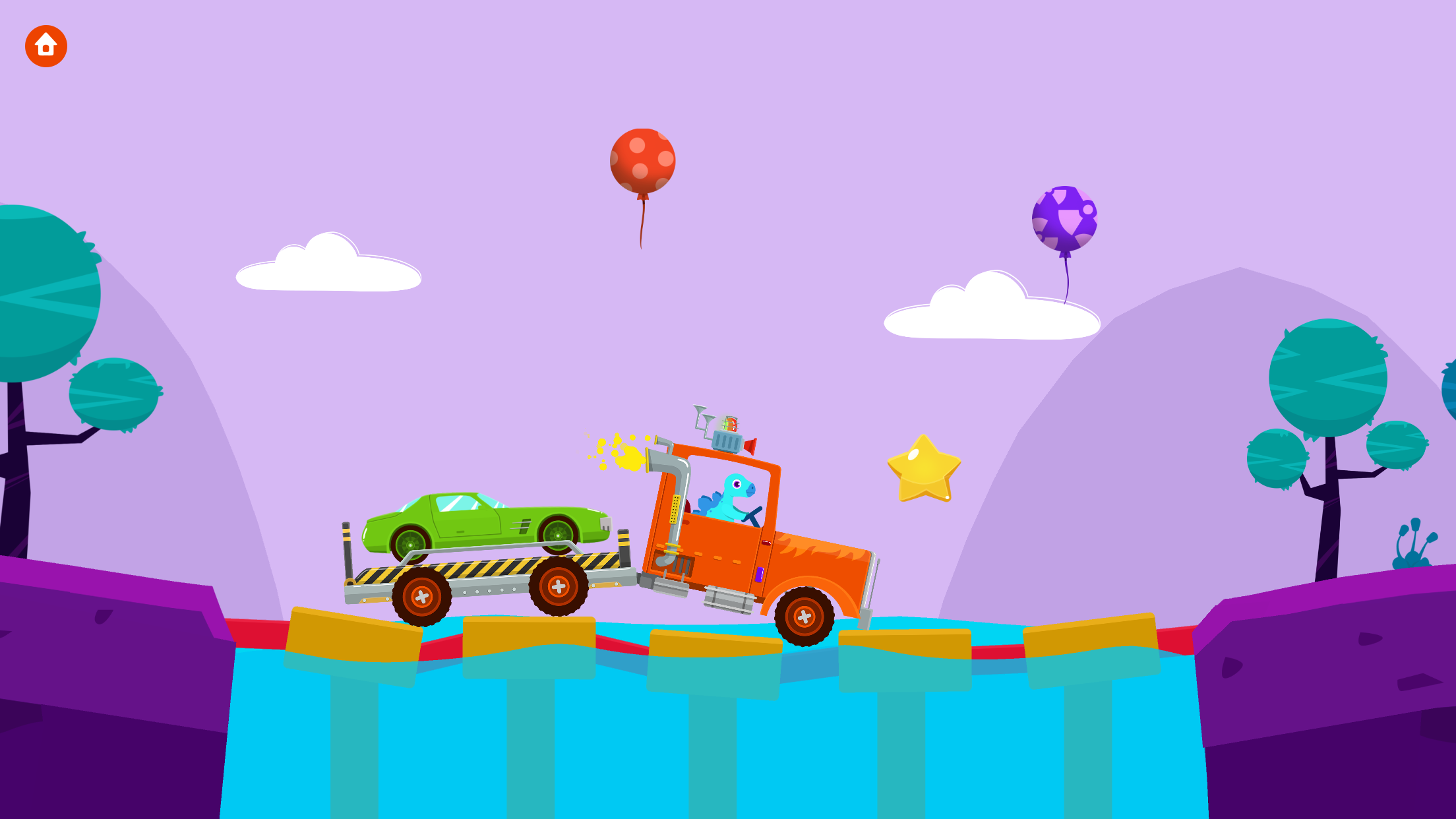 اسکرین شات 8 بازی Dinosaur Truck games for kids