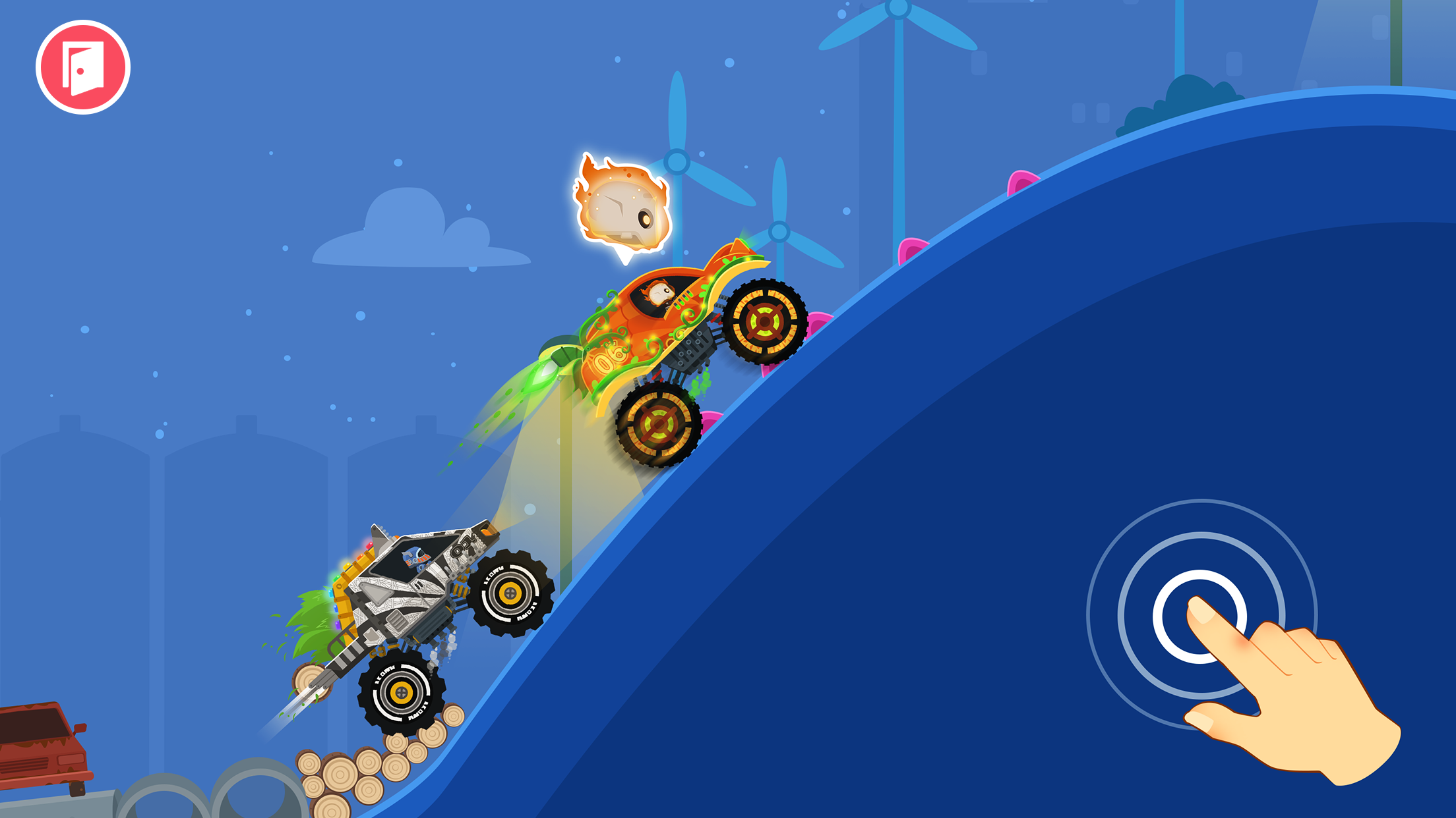 اسکرین شات 3 بازی Monster Truck Go: Racing Games