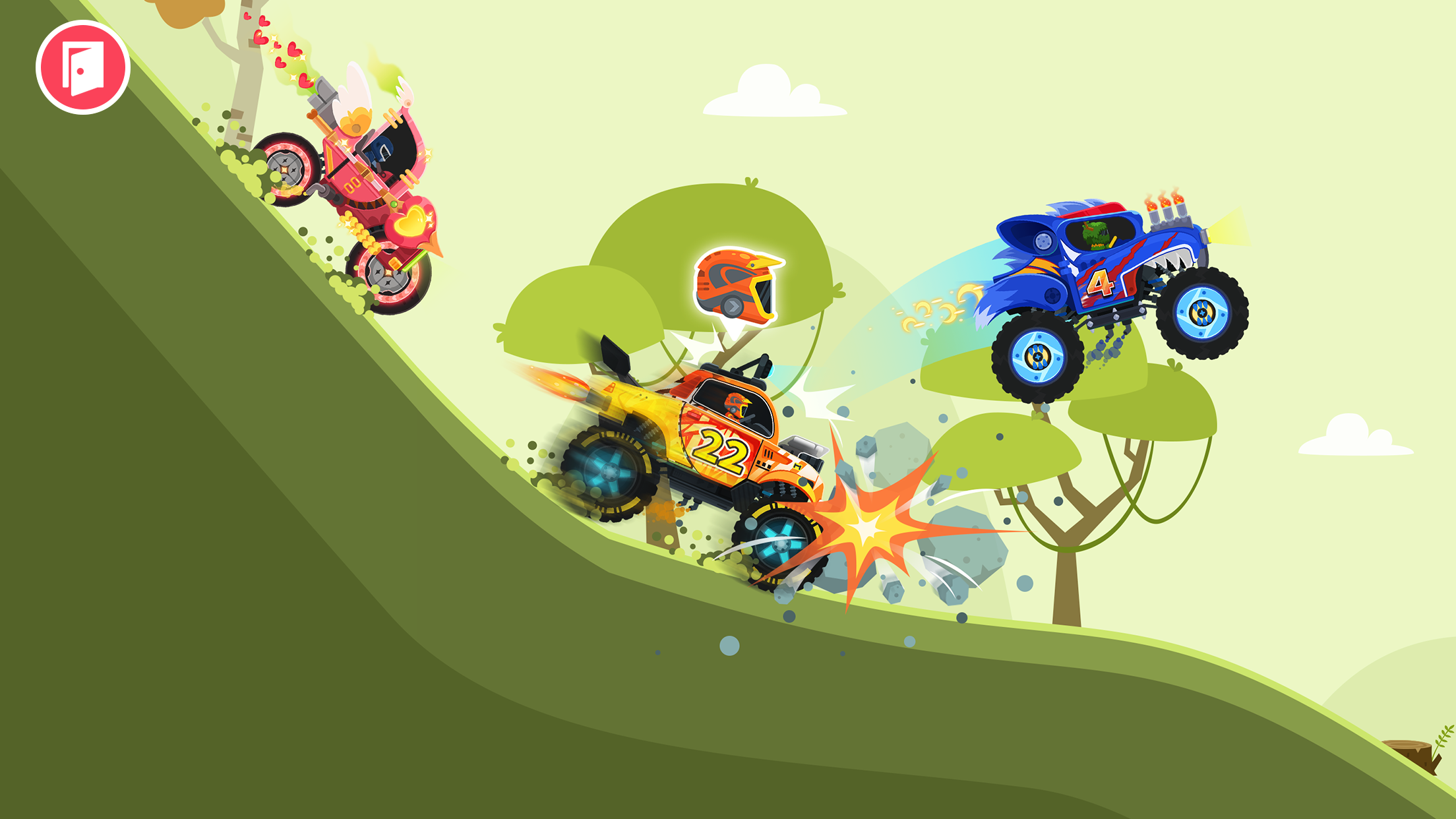 اسکرین شات 4 بازی Monster Truck Go: Racing Games