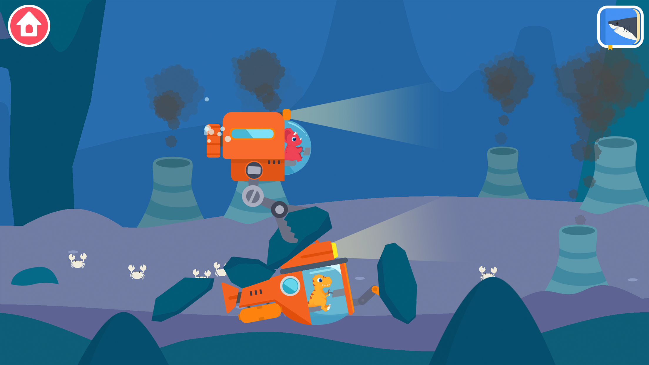 اسکرین شات 3 بازی Dinosaur Ocean Explorer Games