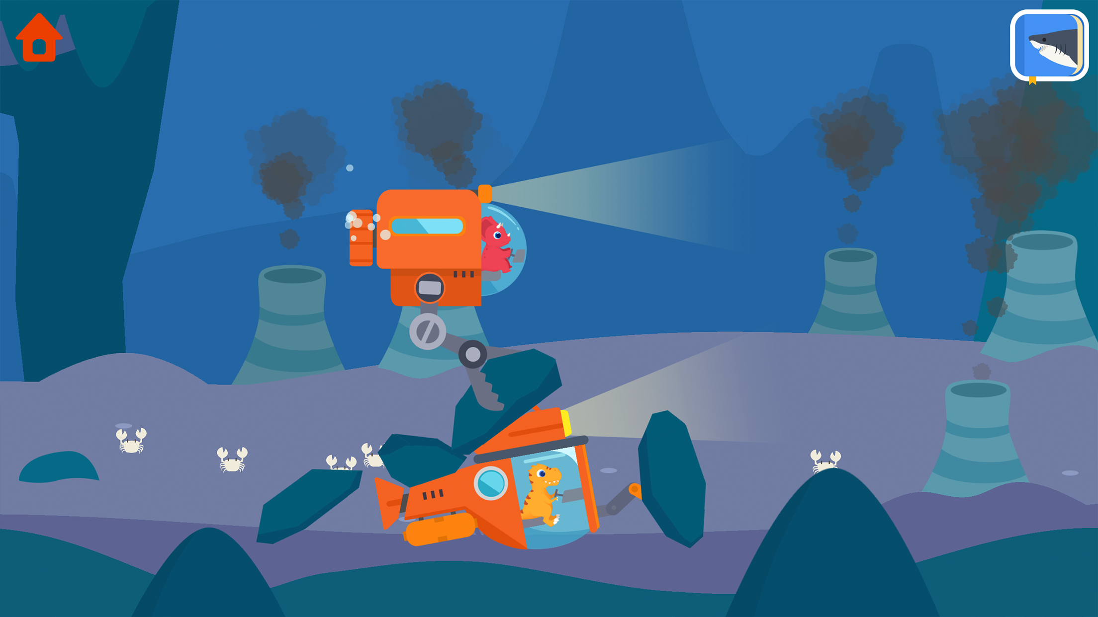اسکرین شات 3 بازی Dinosaur Ocean Explorer Games