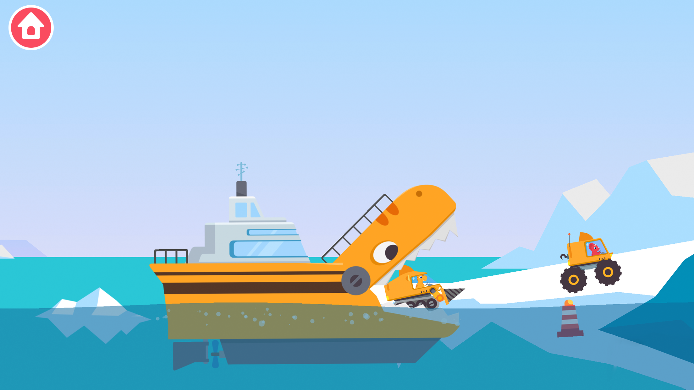 اسکرین شات 1 بازی Dinosaur Ocean Explorer Games