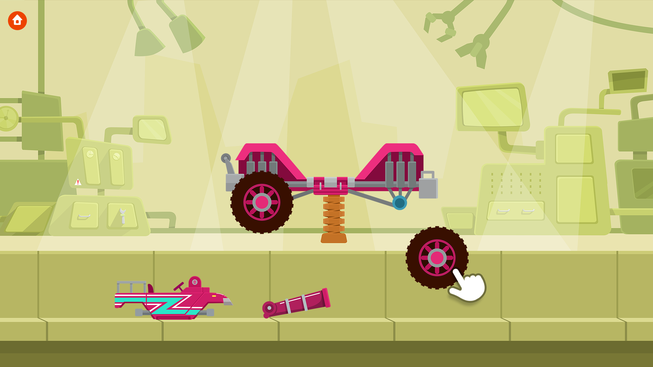 اسکرین شات 2 برنامه Truck Driver - Games for kids