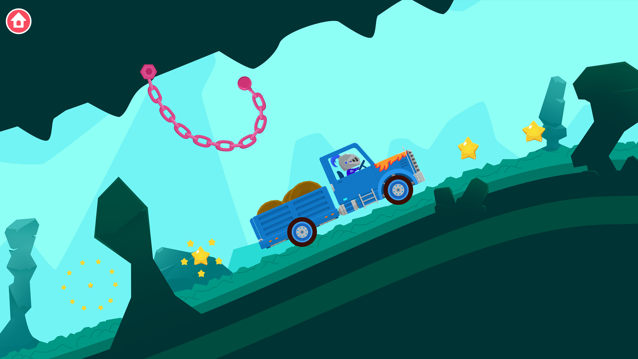 اسکرین شات 5 برنامه Truck Driver - Games for kids