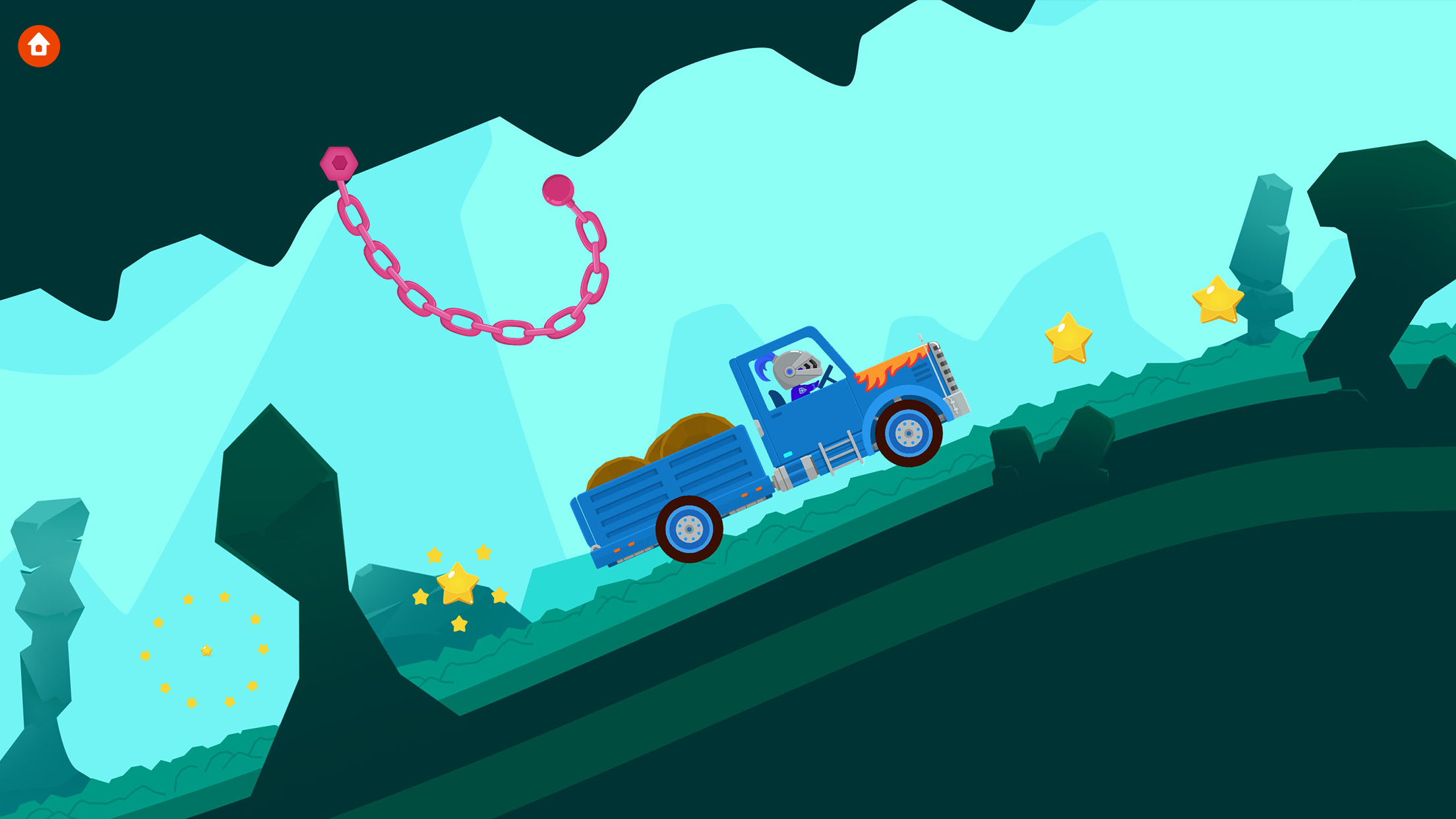 اسکرین شات 6 برنامه Truck Driver - Games for kids