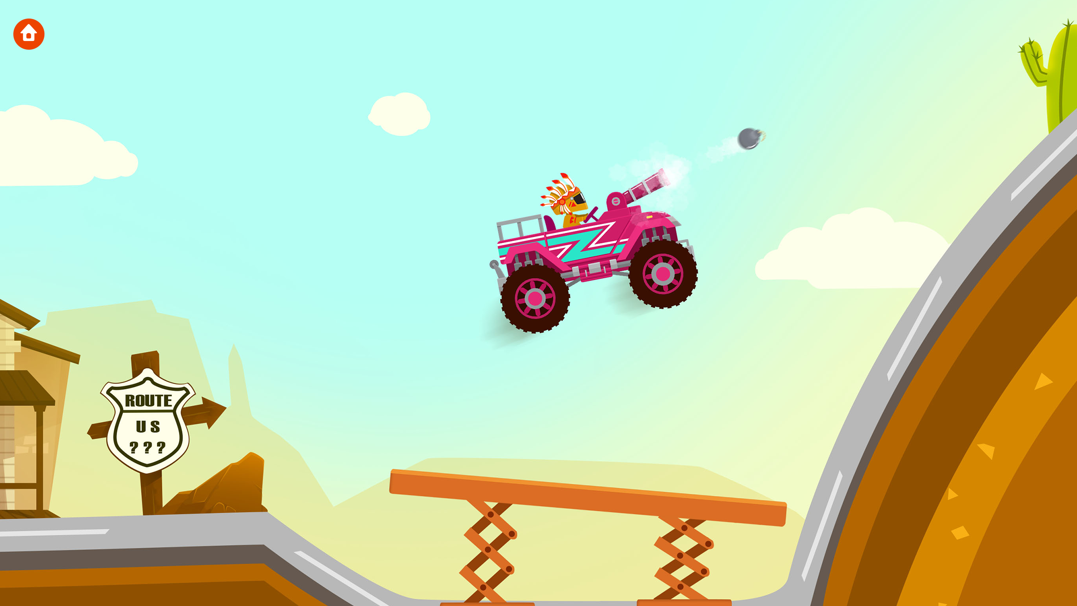 اسکرین شات 4 برنامه Truck Driver - Games for kids