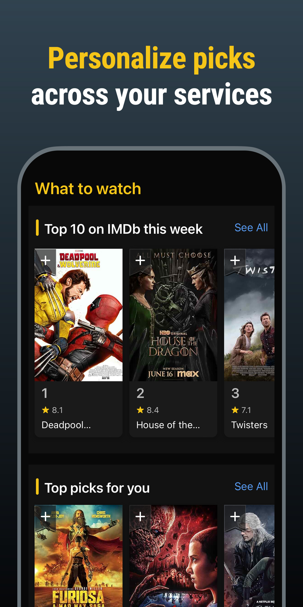 اسکرین شات 2 برنامه IMDb: Movies & TV Shows