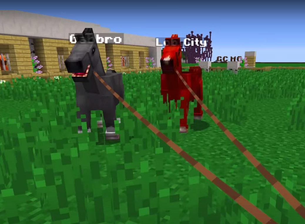 اسکرین شات 3 برنامه Horse Mod for mcpe