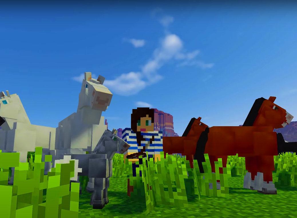 اسکرین شات 2 برنامه Horse Mod for mcpe