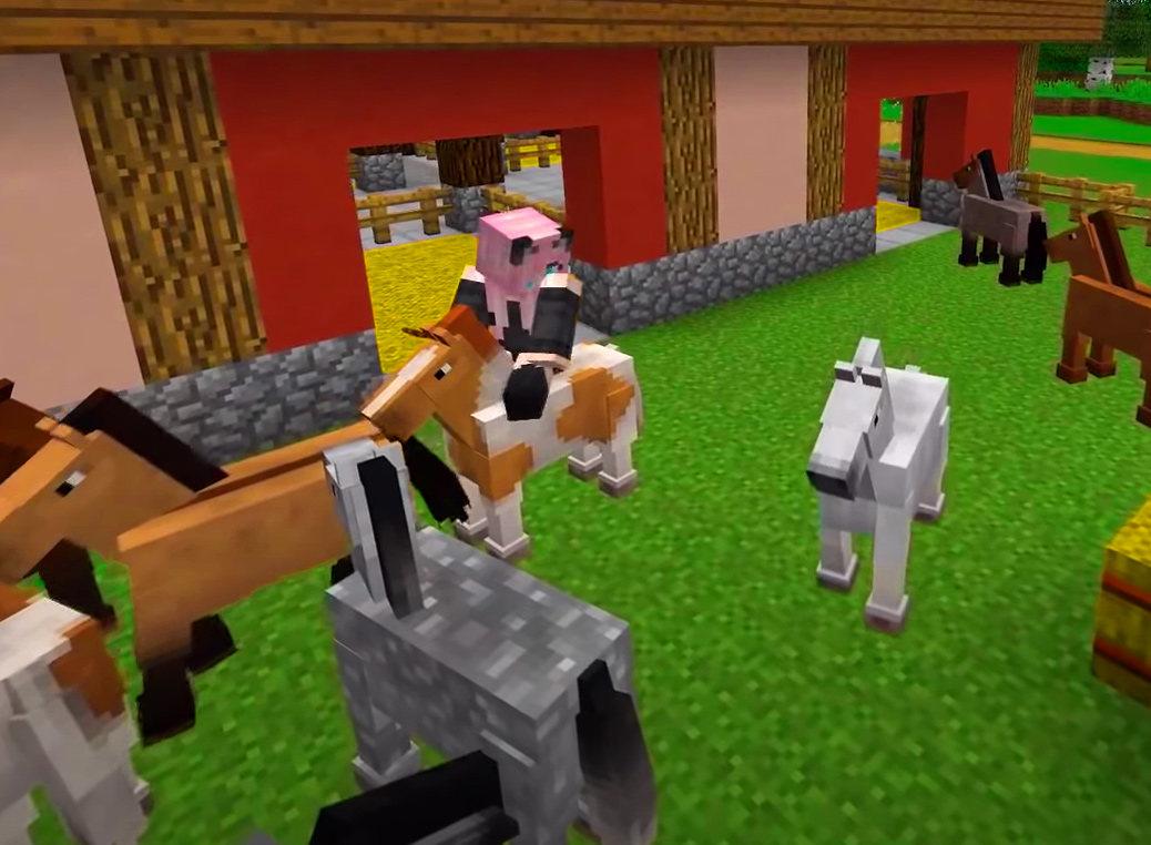 اسکرین شات 4 برنامه Horse Mod for mcpe