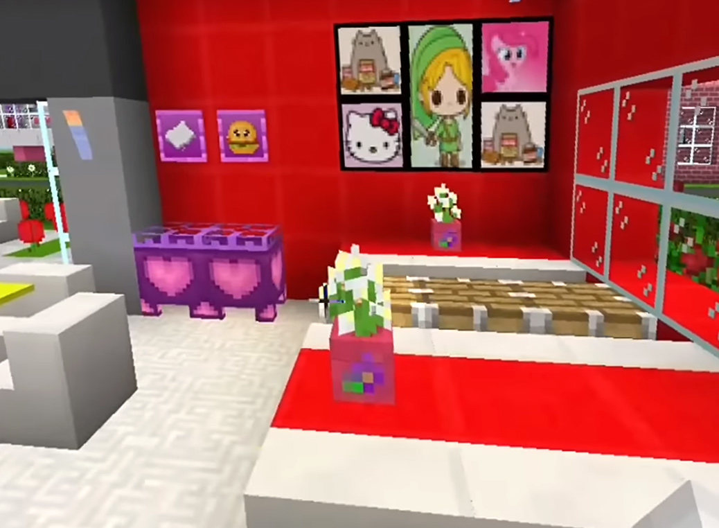 اسکرین شات 3 برنامه World Kawaii Pink for mcpe