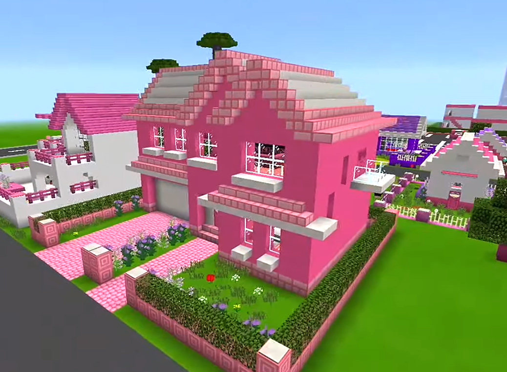 اسکرین شات 1 برنامه World Kawaii Pink for mcpe