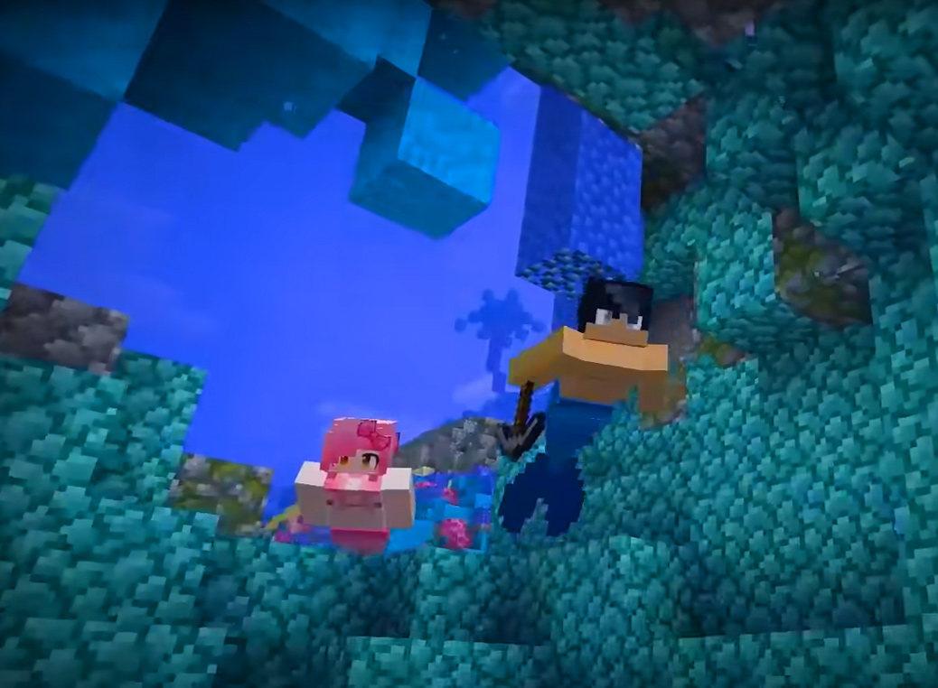 اسکرین شات 3 برنامه Mod Mermaid for mcpe