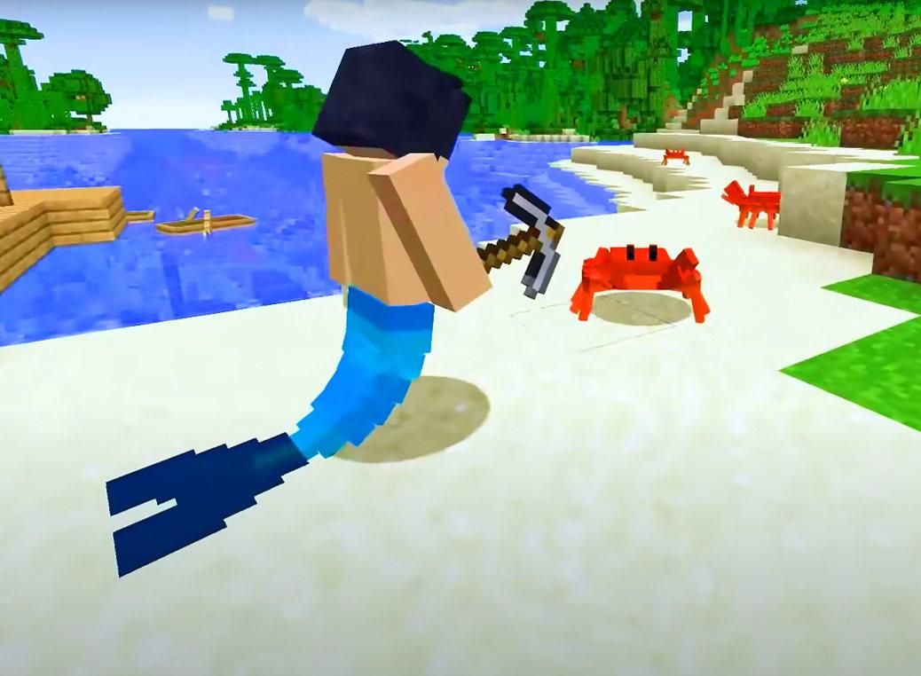 اسکرین شات 4 برنامه Mod Mermaid for mcpe