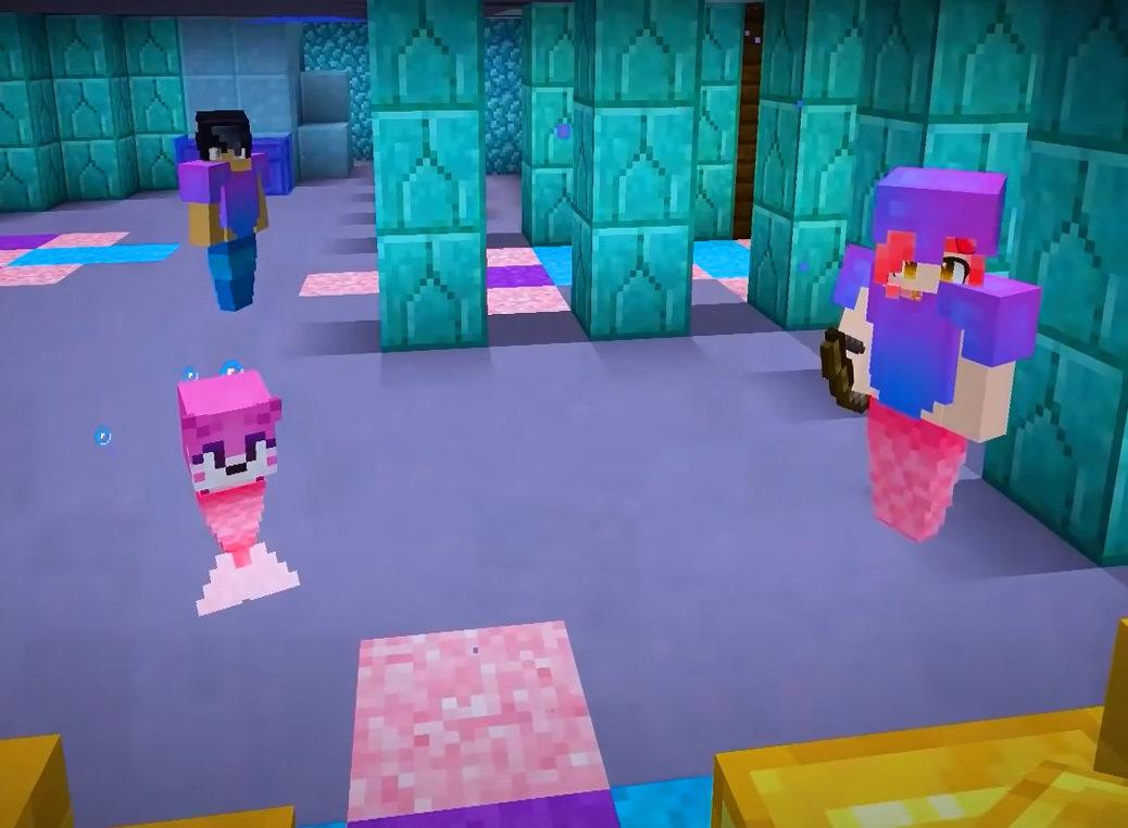 اسکرین شات 2 برنامه Mod Mermaid for mcpe