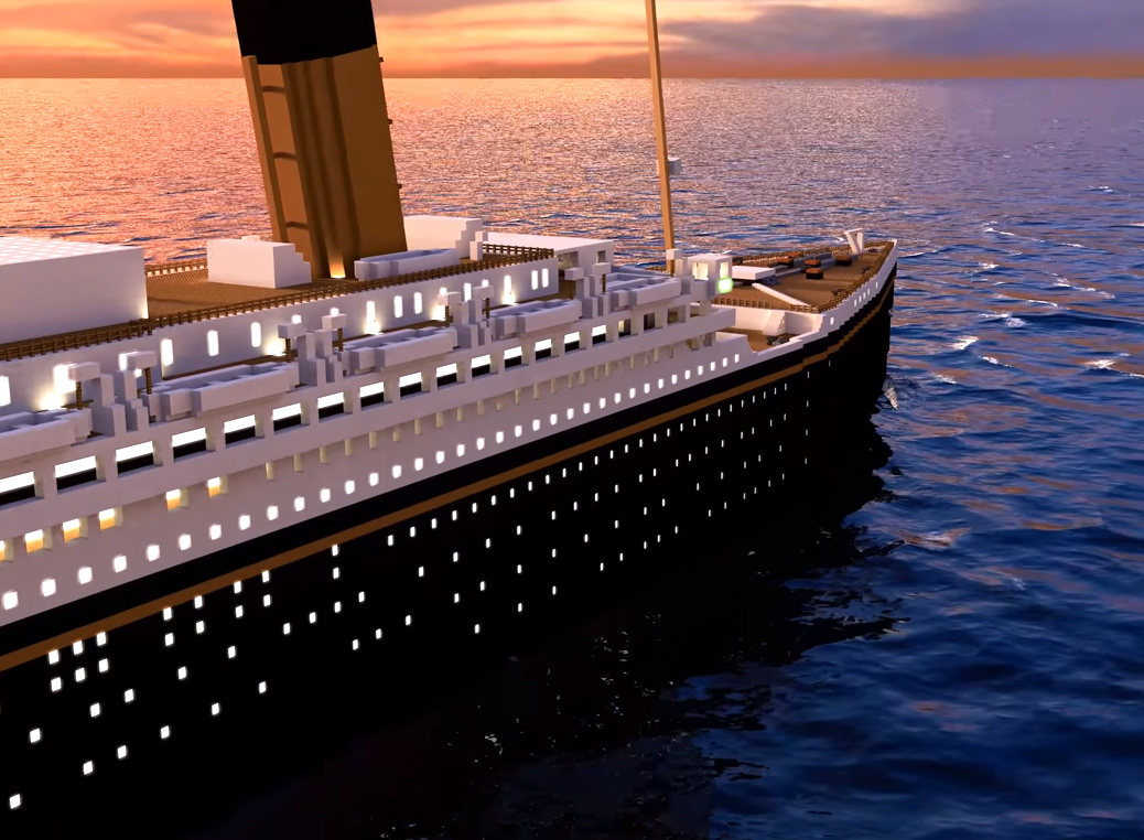 اسکرین شات 1 برنامه Mods Titanic for mcpe