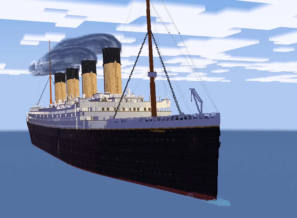 اسکرین شات 2 برنامه Mods Titanic for mcpe